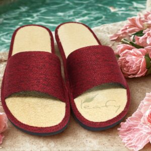 Red Loofah Slippers